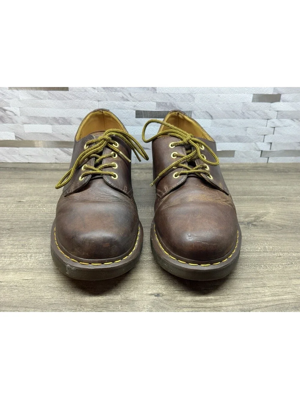 Dr Martens Oxford Ankle 1561 Brown Shoes Boots US 13 UK 12 EU 47 Dress Boots